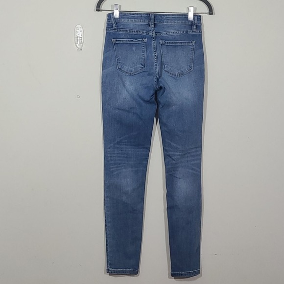KanCan Mid Rise Skinny Blue Jeans Size 3/25 - Picture 4 of 8